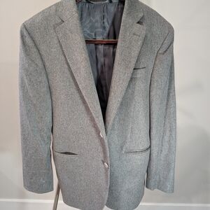 Saks Fifth Avenue Classic Gray Blazer